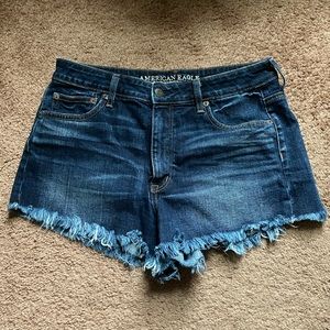 Dark Denim Shorts